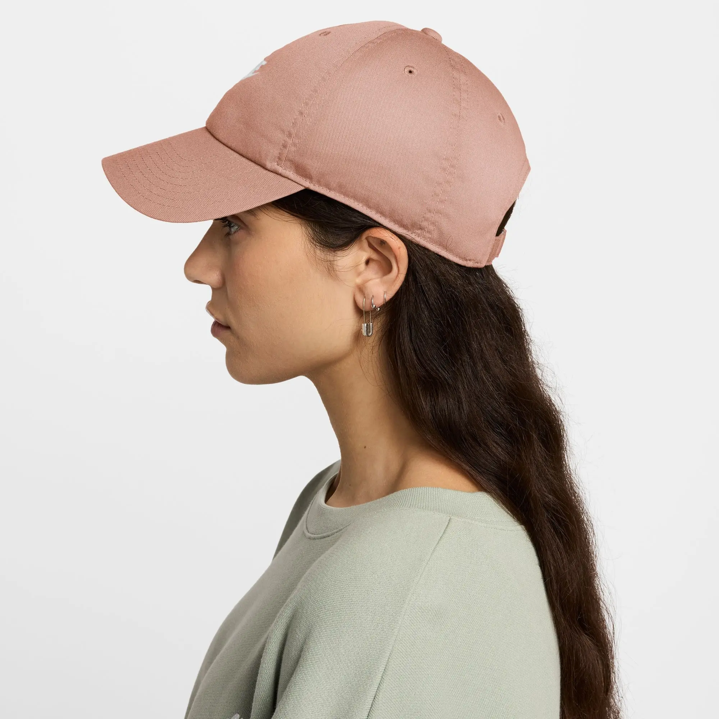 NIKE CLUB CAP ROSE GOLD/WHITE
