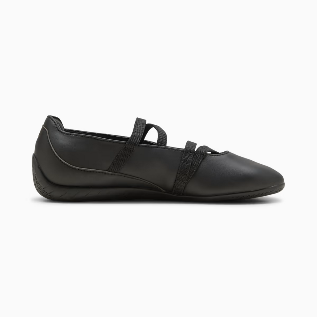 SPEEDCAT BALLET LTHR WNS  BLACK