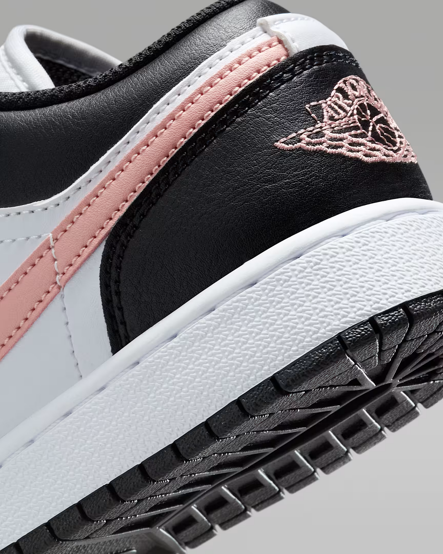 AIR JORDAN 1 LOW BG WHITE/RUST PINK-BLACK