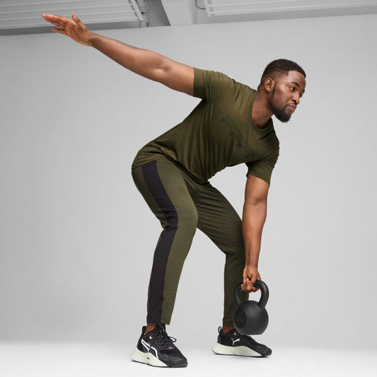 PUMA FIT CLOUDSPUN EVRYDY JOGGER DARK OLIVE/BLACK