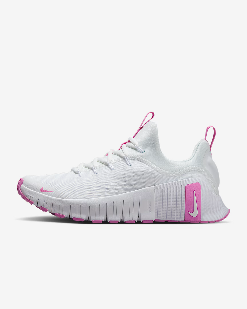 W NIKE FREE METCON 6 WHITE/PINK