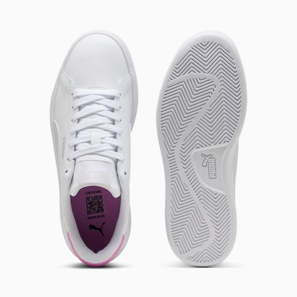 PUMA SMASH 3.0 L JR WHITE-LAVENDER