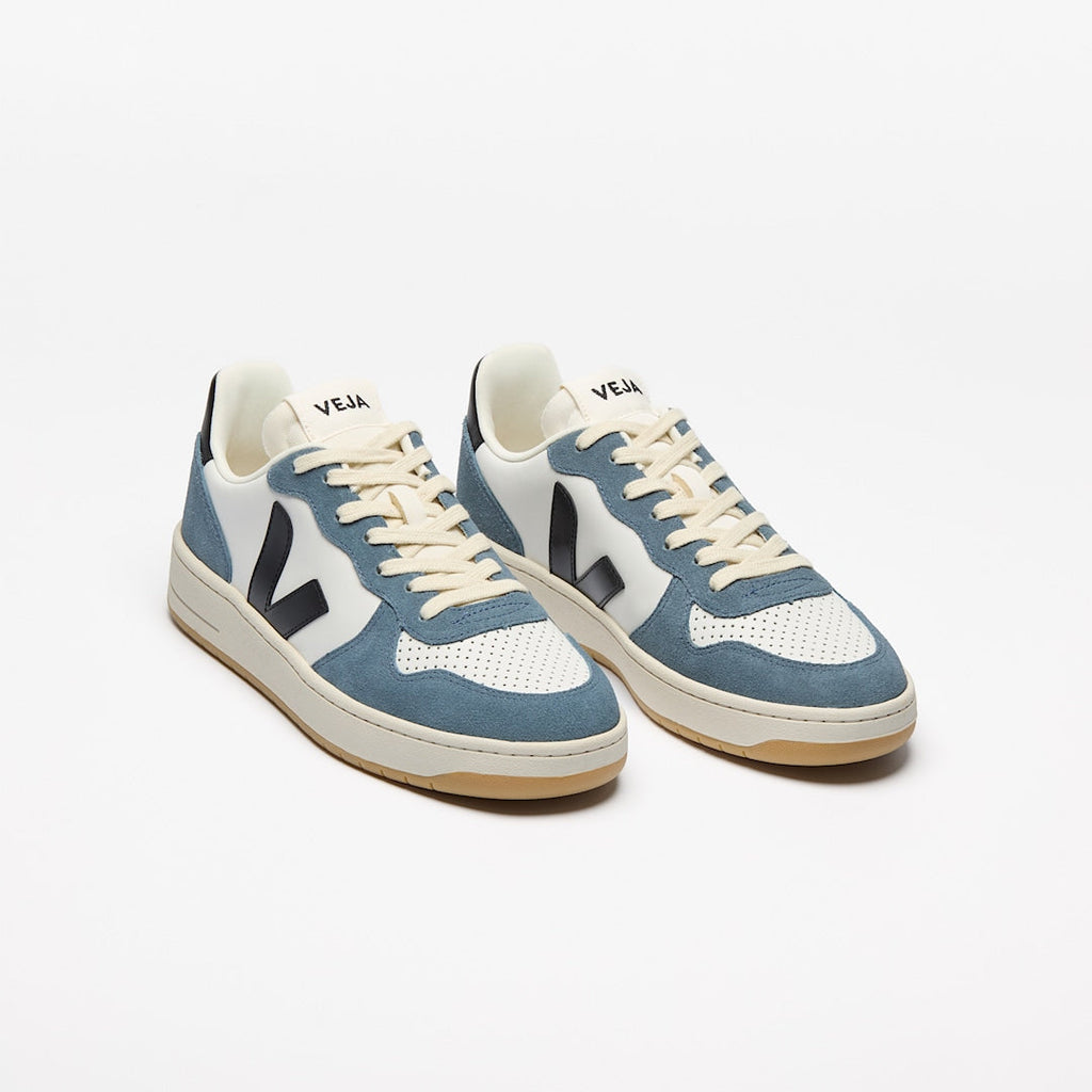 VEJA V-10 PRIME LEATHER WHITE/BLACK
