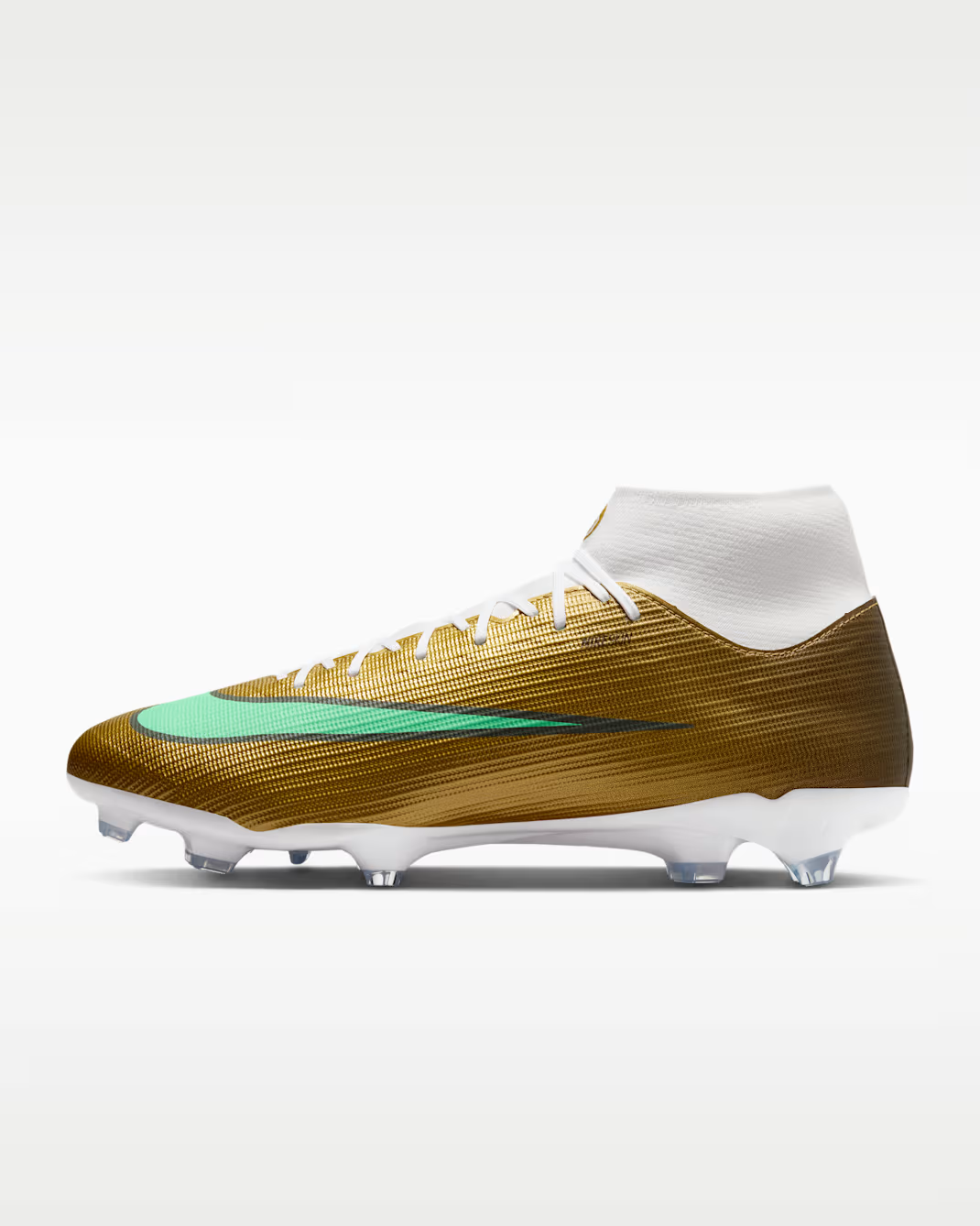 SUPERFLY 11 ACADEMY FG/MG KM GOLD/GREEN/WHT HOMBRE