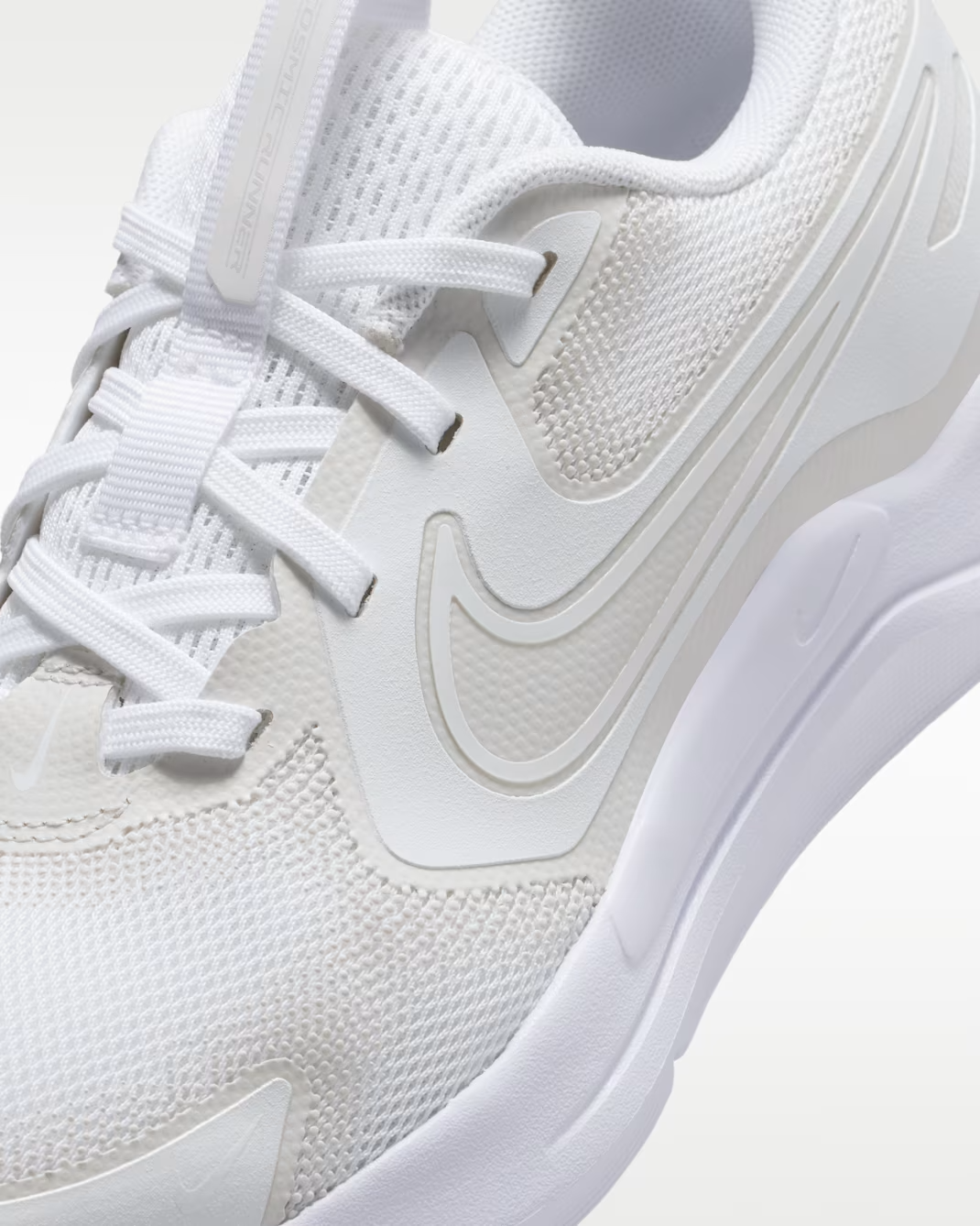 NIKE COSMIC RUNNER GS - WHITE/PLATINUM TINT-WHITE