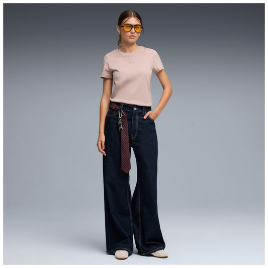 ESS CAT LOGO TEE BEIGE