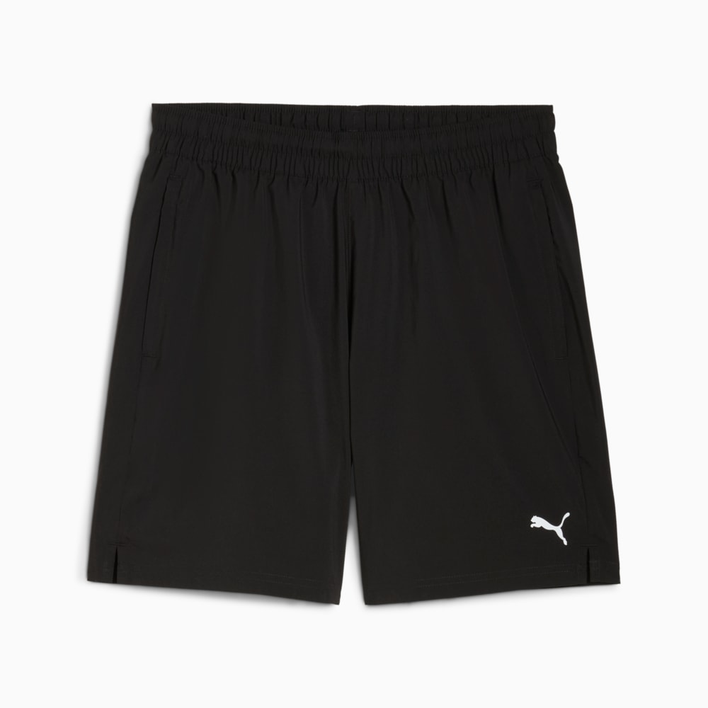 TAD FOUNDATIONS 7 WOVEN SHORT W  ZIP POCKETS BLACK