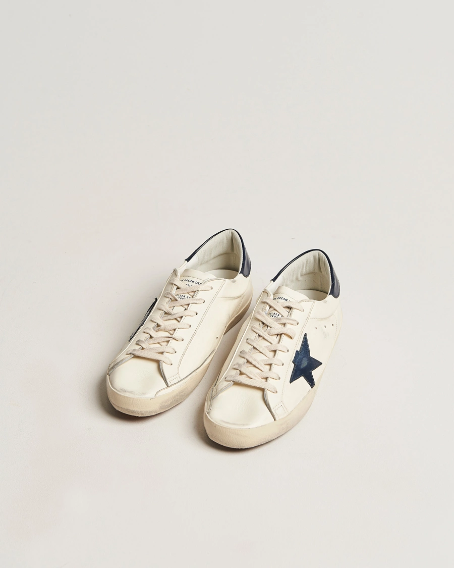 SUPER-STAR CLASSIC WITH LIST BEIGE/NIGHT BLUE HOMBRE