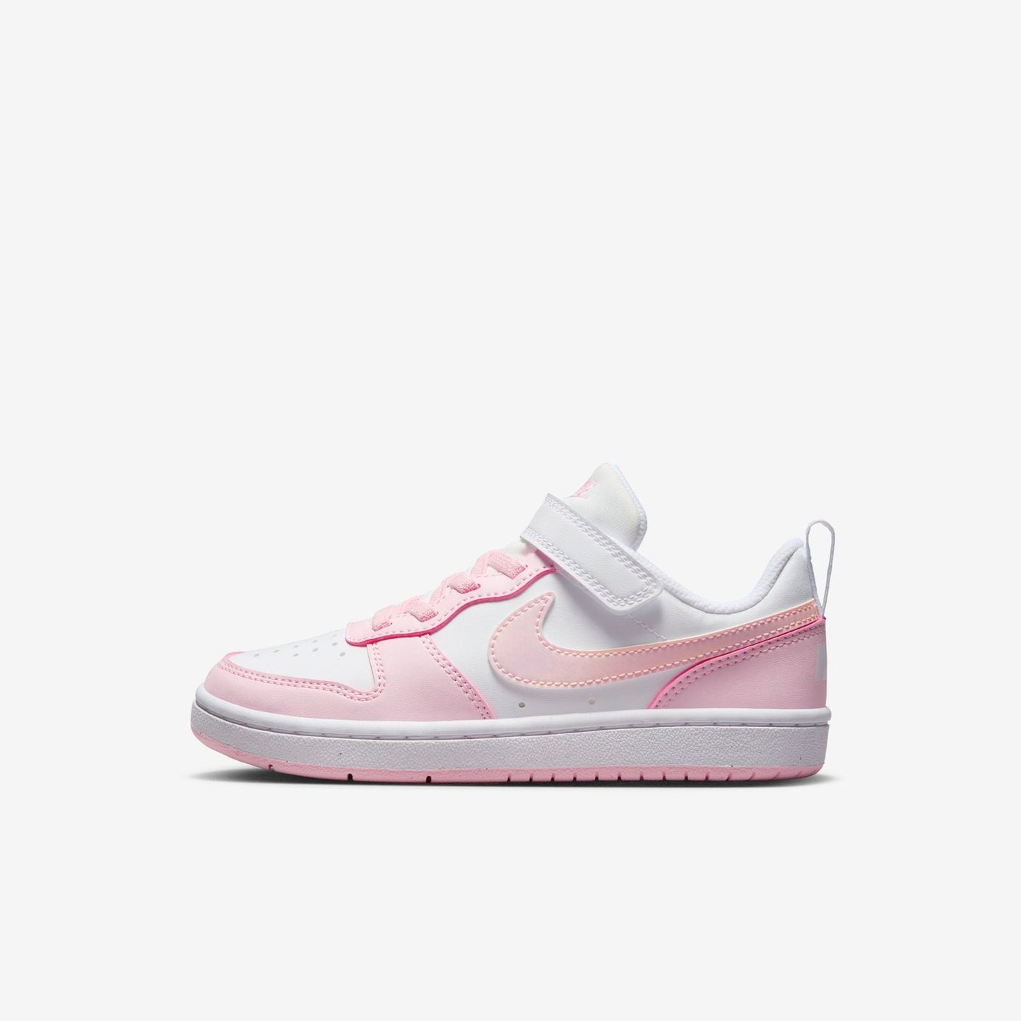 NIKE COURT BOROUGH LOW RECRAFT ‘PINK FOAM / WHITE’ NIÑA PRE-ESCOLAR