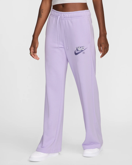 Nike Pantalón Largo Sportswear Club Fleece VIOLET/WHITE