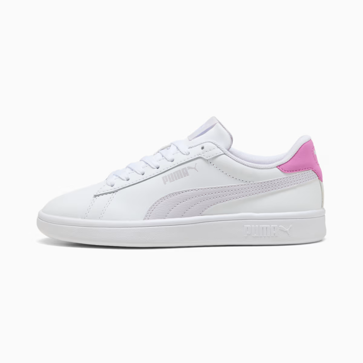 PUMA SMASH 3.0 L JR WHITE-LAVENDER