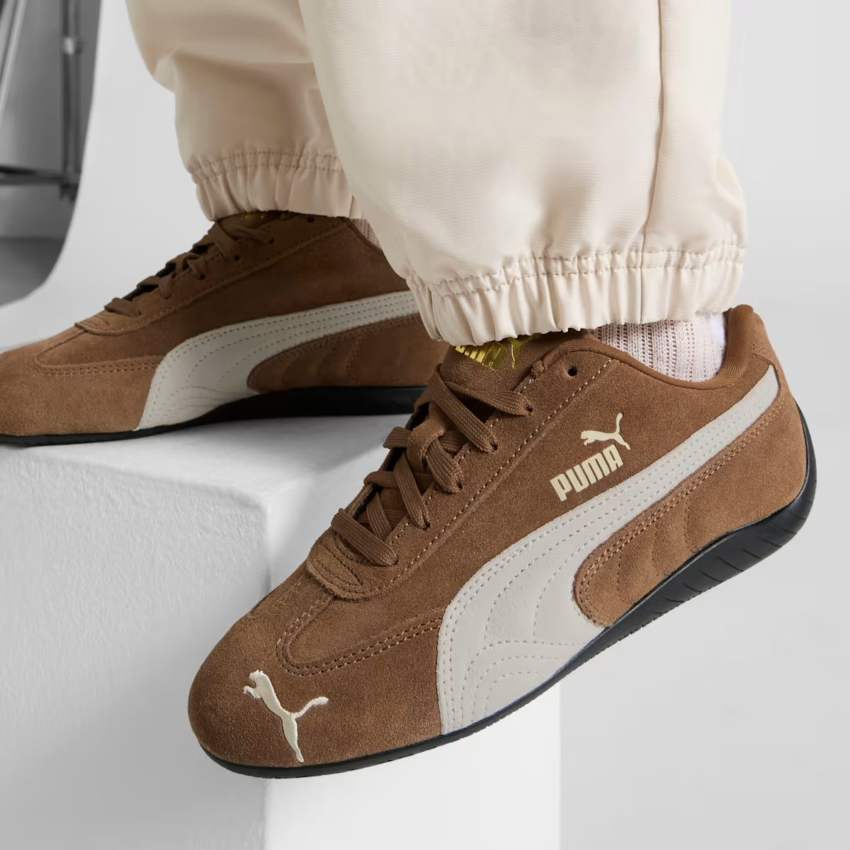 SPEEDCAT OG WNS HAUTE COFFEE-FROSTED IVORY