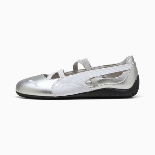 SPEEDCAT BALLET METALLIC WNS SILVER-WHITE