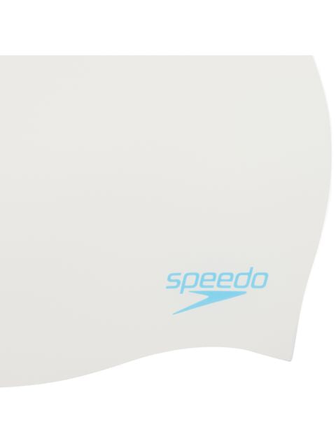 JUNIOR SILICONE CAP GORRO PARA NADAR WHT
