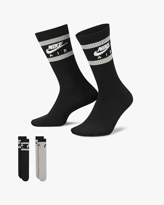 EVERYDAY ESSENTIAL CREW 2 BLK/LIO DH6170-902 # S