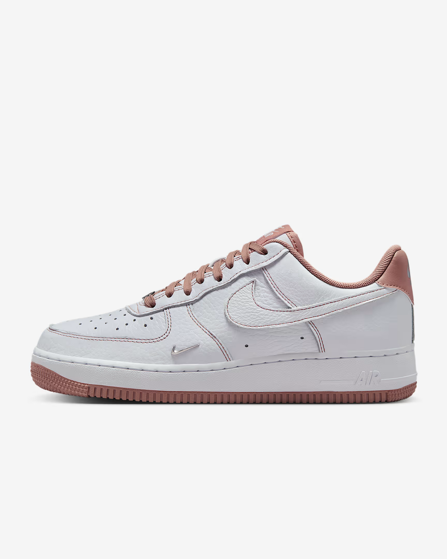 W AIR FORCE 1 07 MINI JEWEL WHITE/PARTICLE PINK