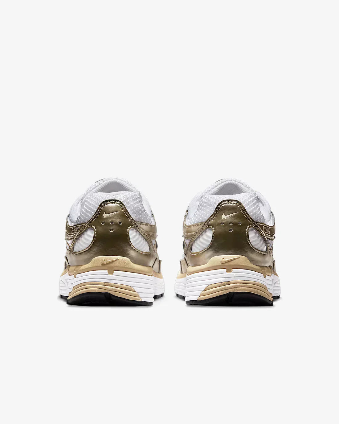 W NIKE P-6000 GLD WHITE/GOLD