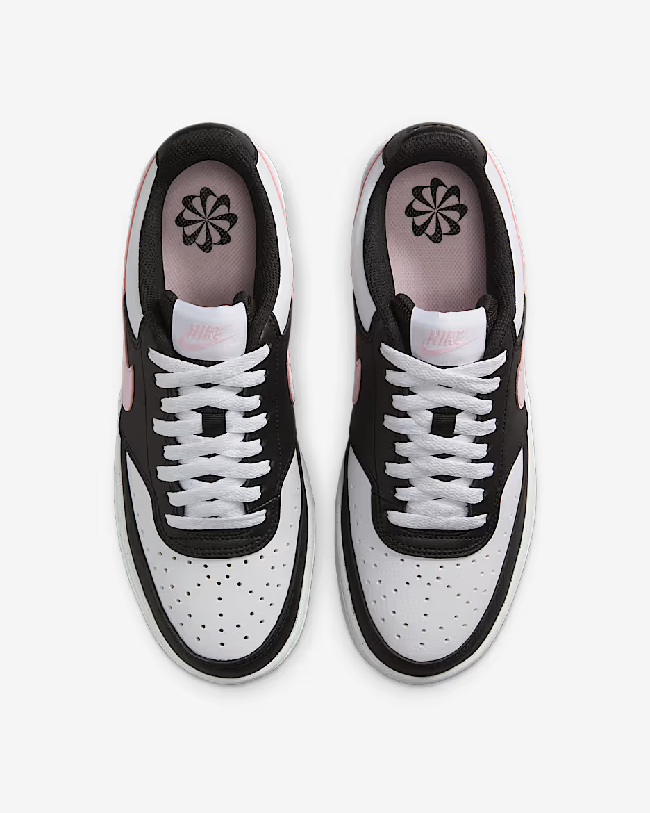 NIKE COURT VISION LO NN BLACK/PINK/WHITE