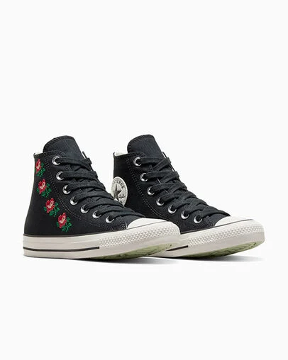 CHUCK TAYLOR ALL STAR HIGH "CROSS STITCH ROSES"