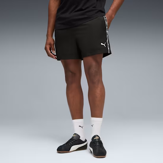 ESS TAPE WOVEN SHORTS 8 BLACK