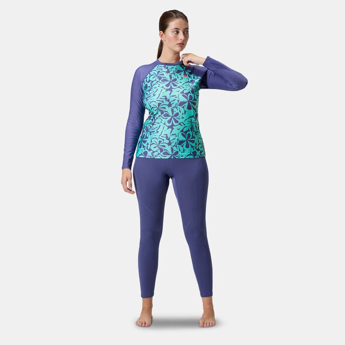 WOMEN'S PRINTED SWIMMING T-SHIRT