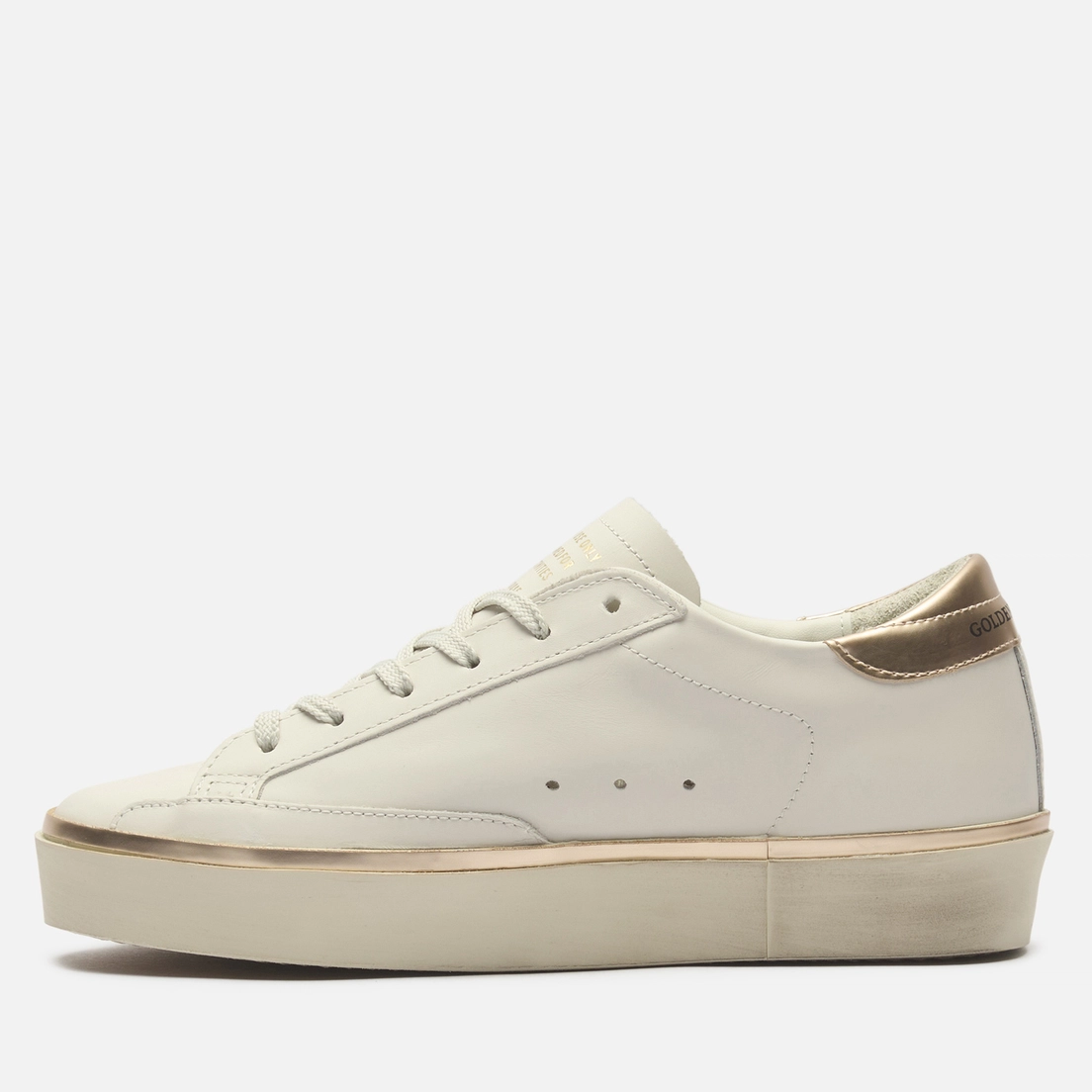 HI STAR CLASSIC WHITE/TAUPE MUJER