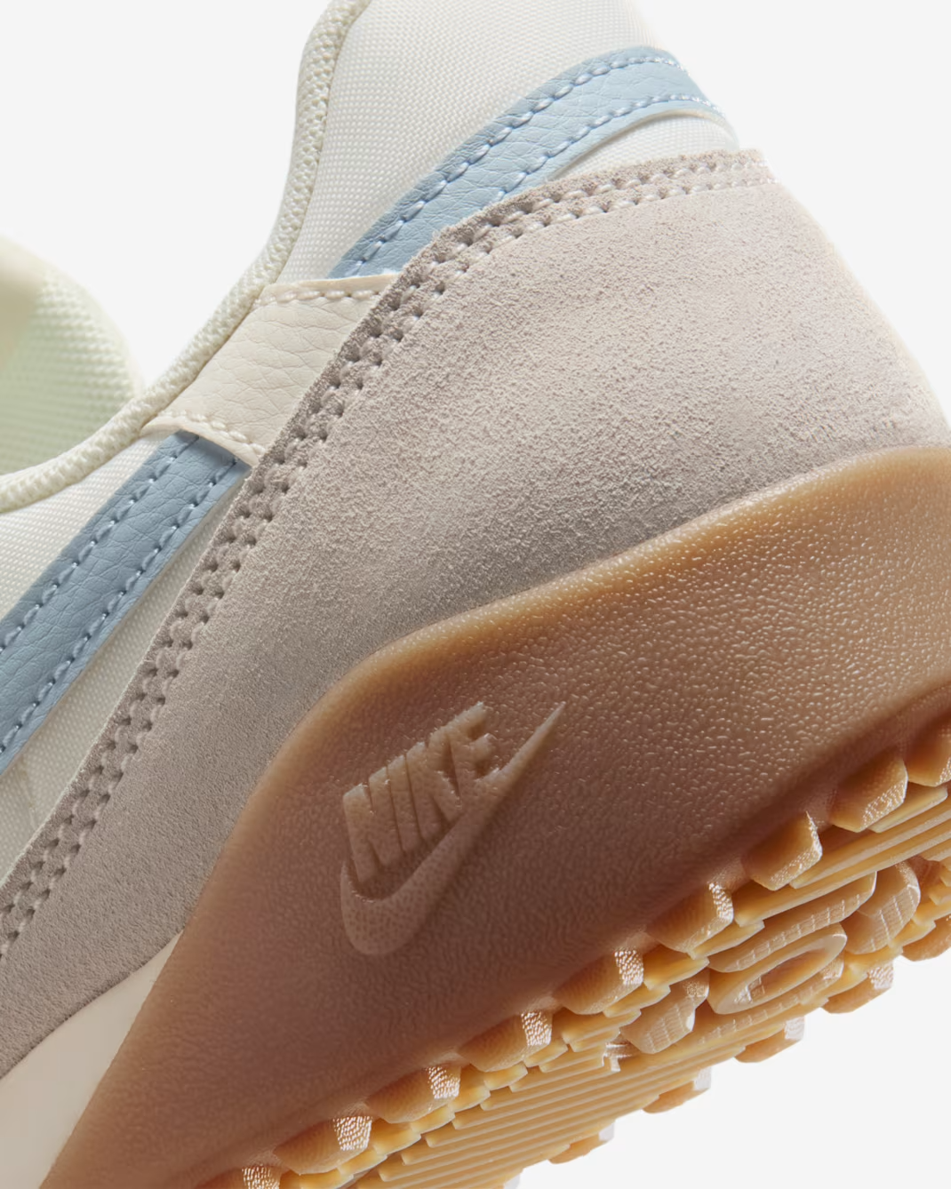 TERRA MANTA SUEDE PALE IVORY/BLUE