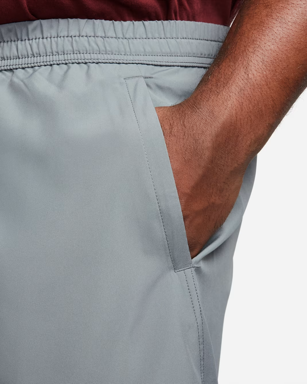M NK DF FORM 7IN UL SHORT - SMOKE GREY/(BLACK)