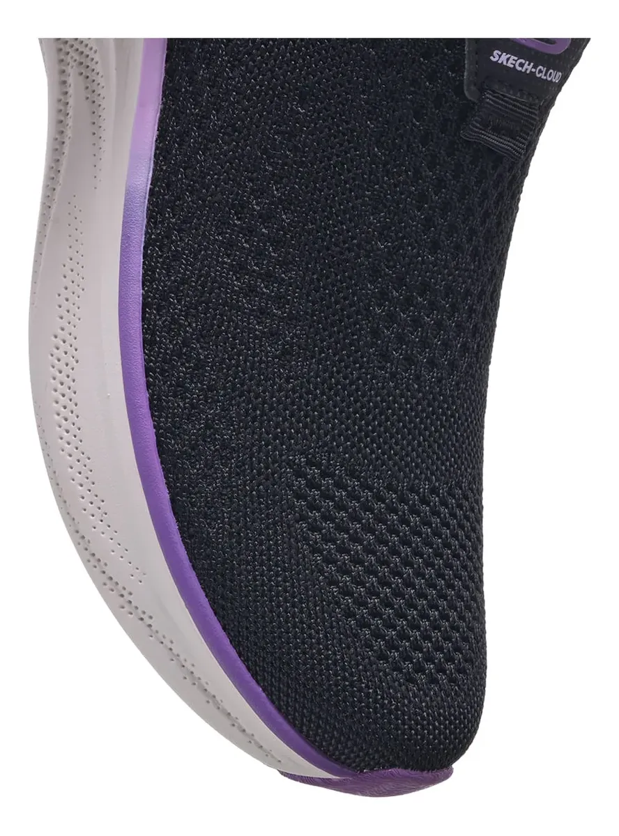 SKECH CLOUD-DREAMY HUES BLK/PURPLE MUJER