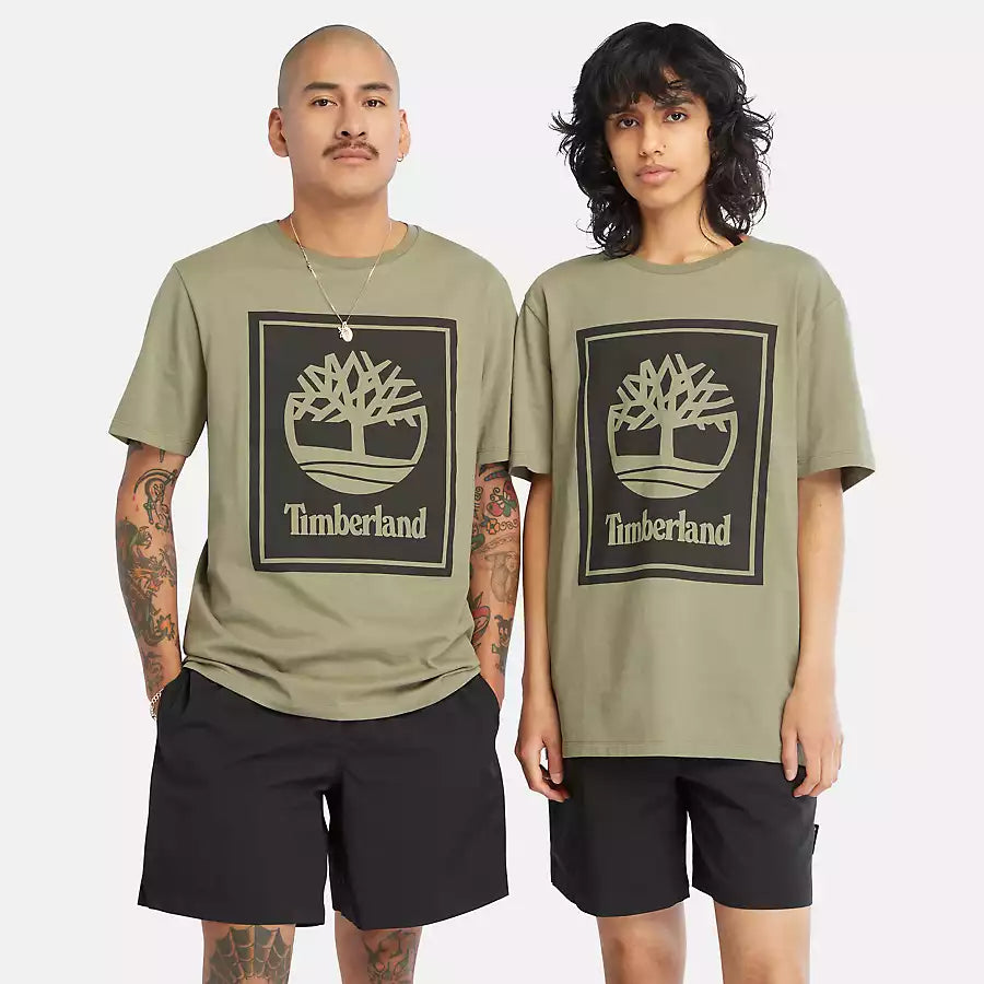 TIMBERLAND FRONT STACK LOGO EAR/BLACK