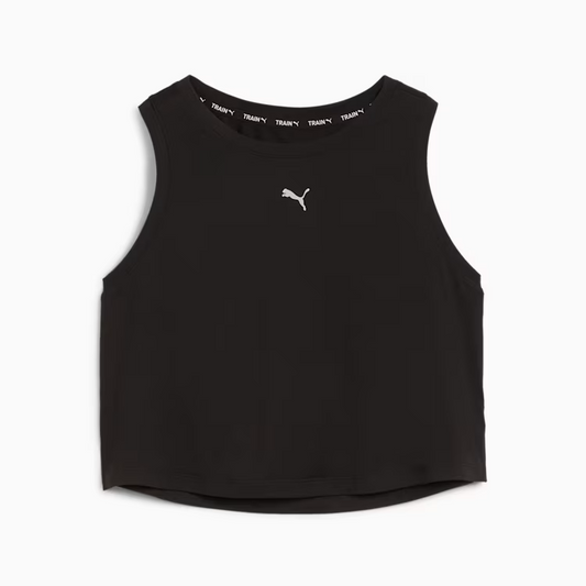 CLOUDSPUN SLEEVELESS TANK  REG BLACK