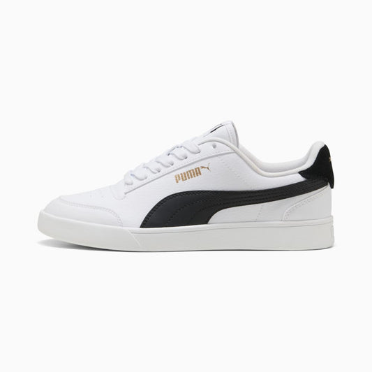 SHUFFLE JR WHT/BLK/GOLD 375688 02 # 7