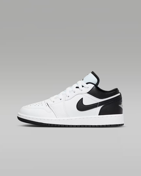 AIR JORDAN 1 LOW WHITE/BLACK 553560-132 # 6.5Y
