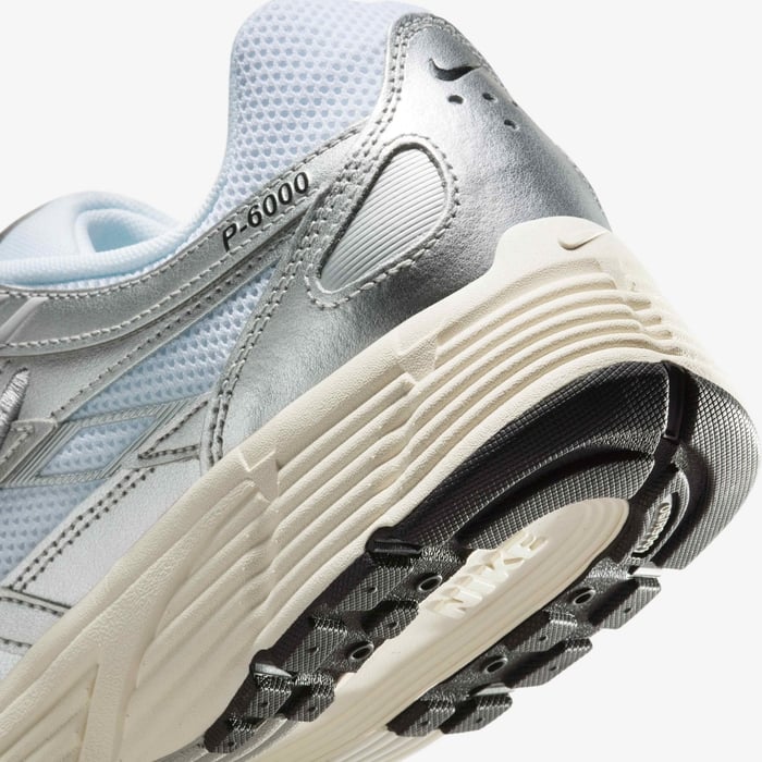 NIKE P-6000 WHITE/SILVER/BLK