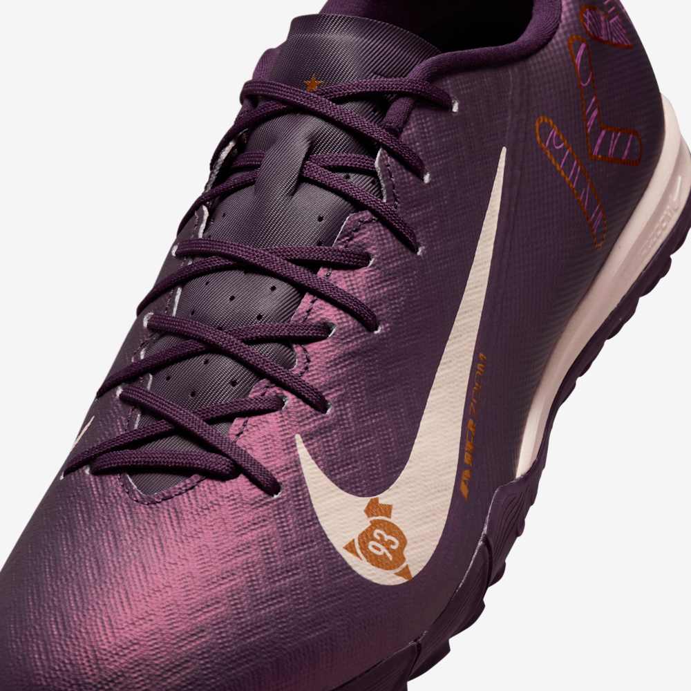 ZOOM VAPOR 16 ACADEMY KM TF PURPLE/GOLD/WHT