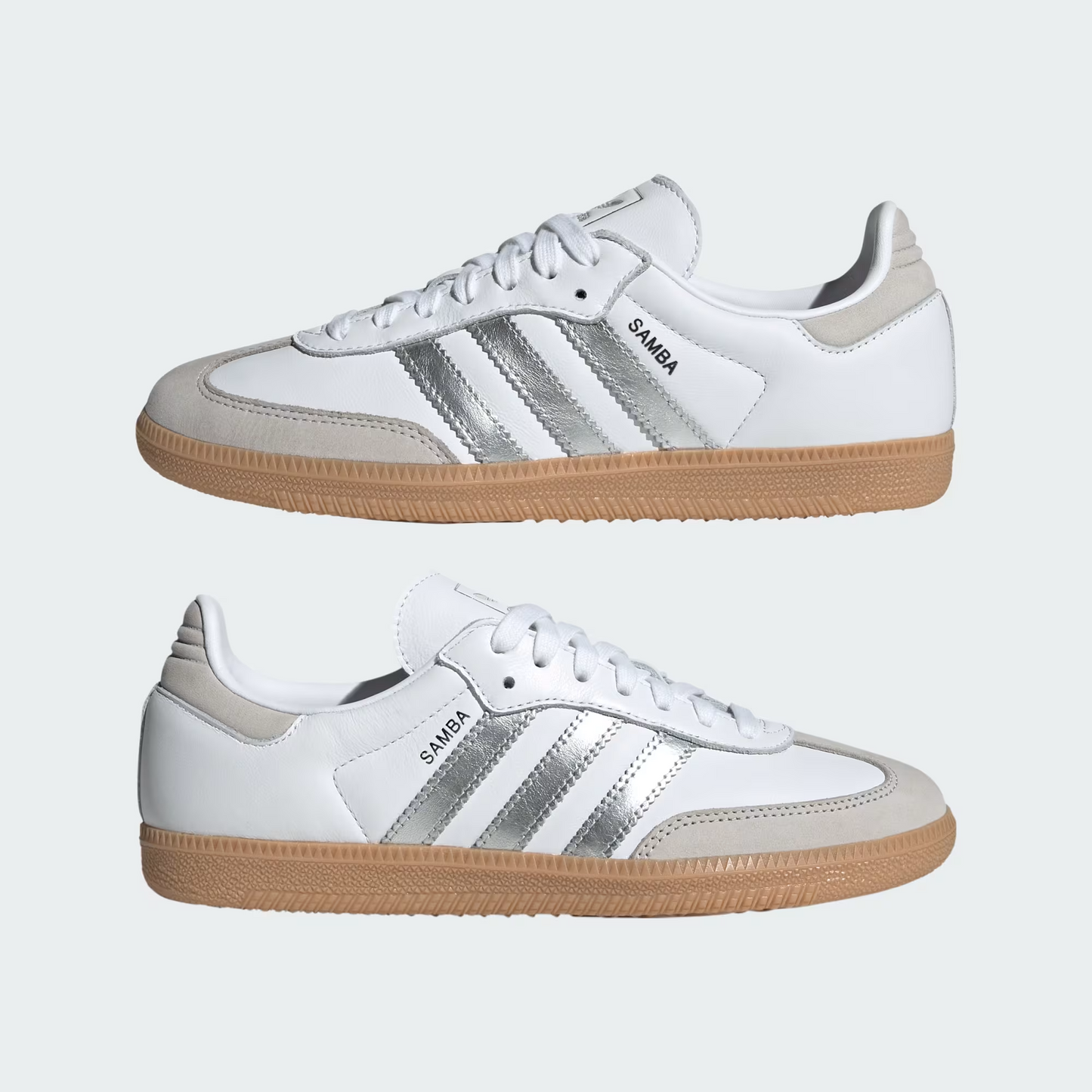 ADIDAS SAMBA OG WHITE/SILVER/BEIGE