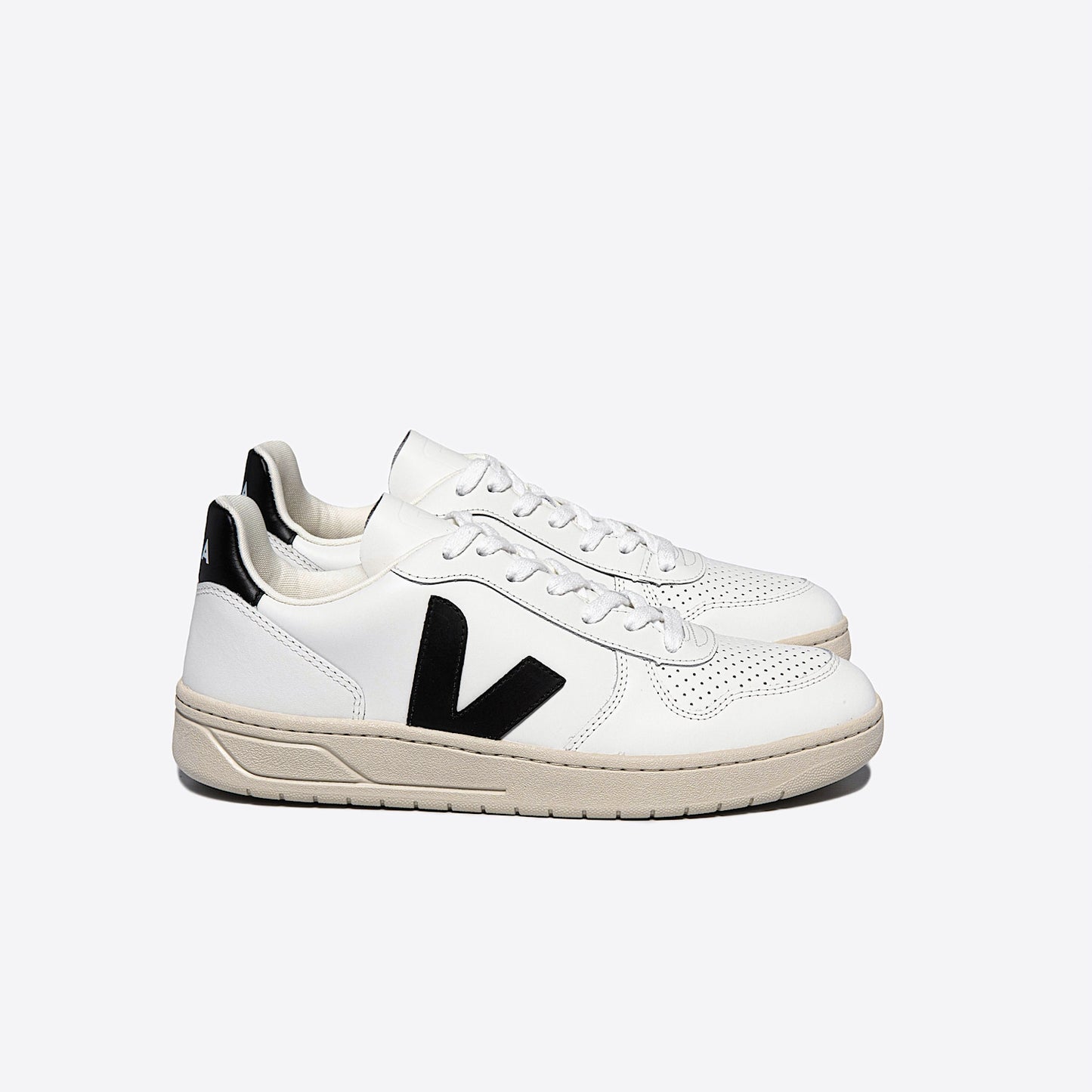 V-10 LEATHER EXTRA WHT/BLK VX020005 # 8