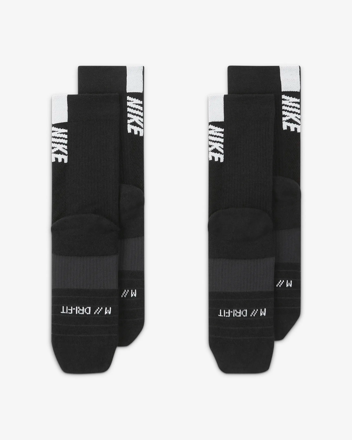 NIKE MLTPLIER CRW 2PR BLACK/WHITE