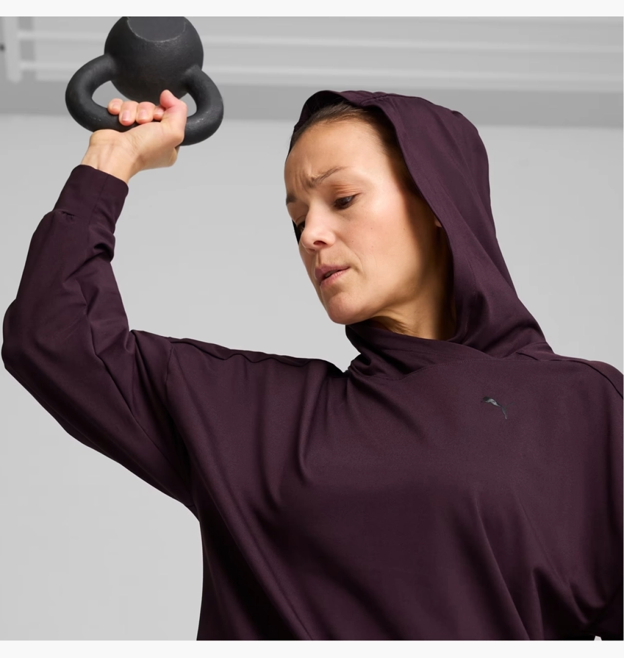 PUMA CLOUDSPUN HOODIE PURPLE