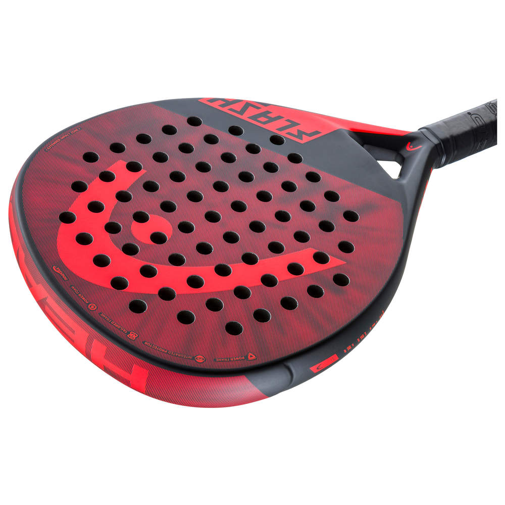 HEAD PADEL FLASH 2023 RE BK PLASTICO/FOAM RED