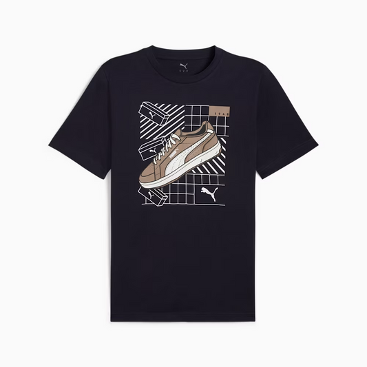 GRAPHICS SNEAKER TEE BLUE