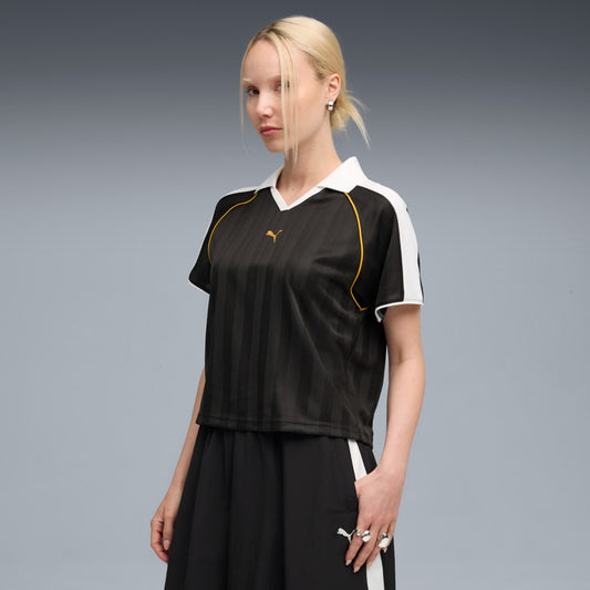 T7 RELAXED FOOTBALL JERSEY BLACK