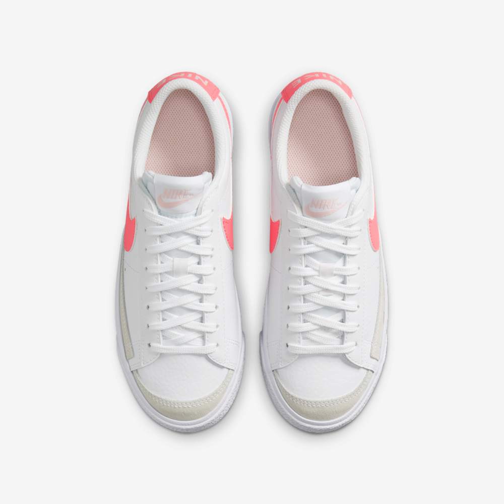 BLAZER LOW 77 BG WHITE/PINK