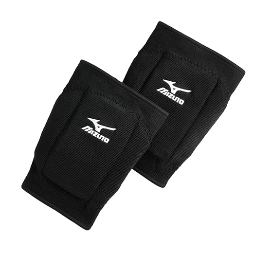 MIZUNO YOUTH T10 PLUS KNEEPAD, ONE SIZE, BLACK