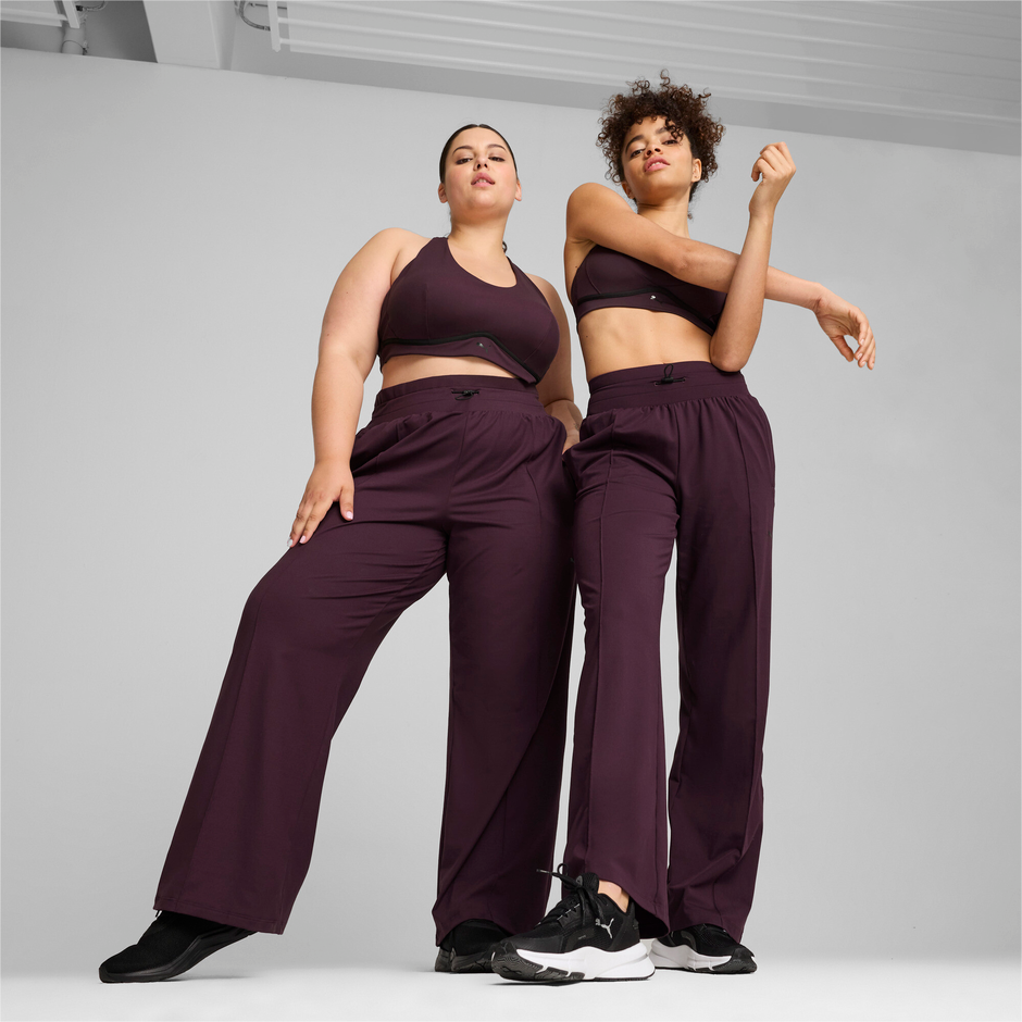CLOUDSPUN HW WIDE LEG PANT PURPLE