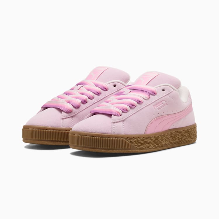SUEDE XL FAT LACES WNS  PINK