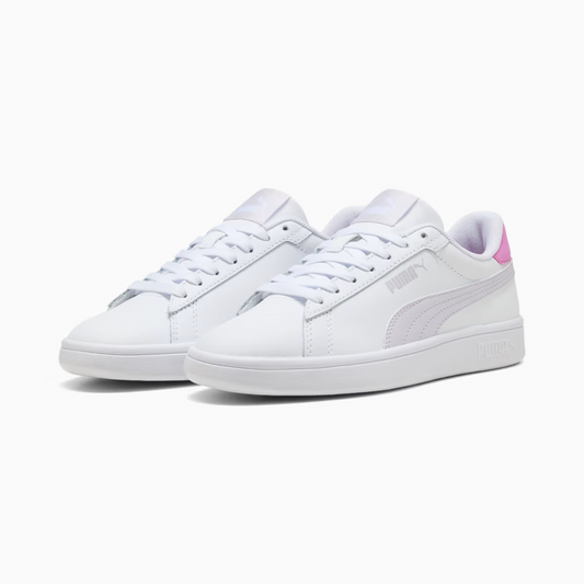 PUMA SMASH 3.0 L JR WHITE-LAVENDER