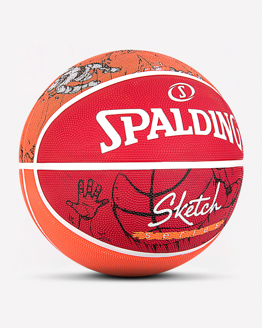 SPALDING SKETCH DRIBLE RED/ORANGE