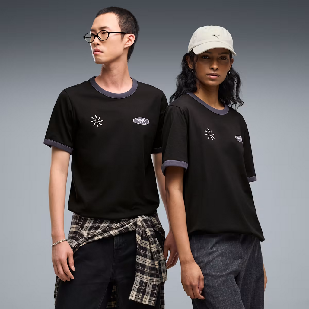FUTURE.PUMA.ARCHIVE RINGER TEE BLACK