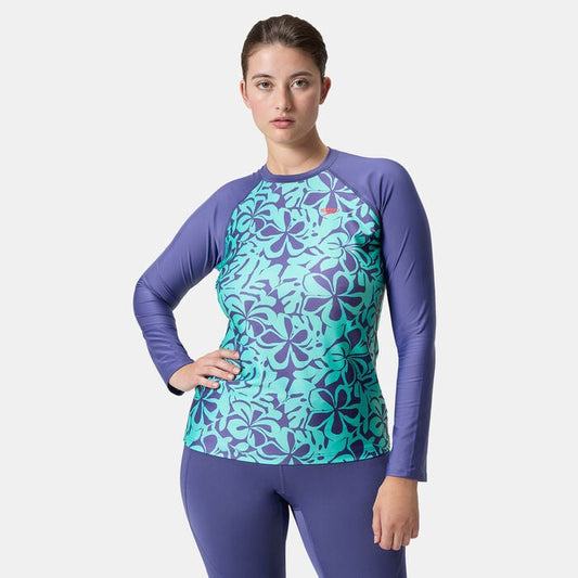 WOMEN'S PRINTED SWIMMING T-SHIRT